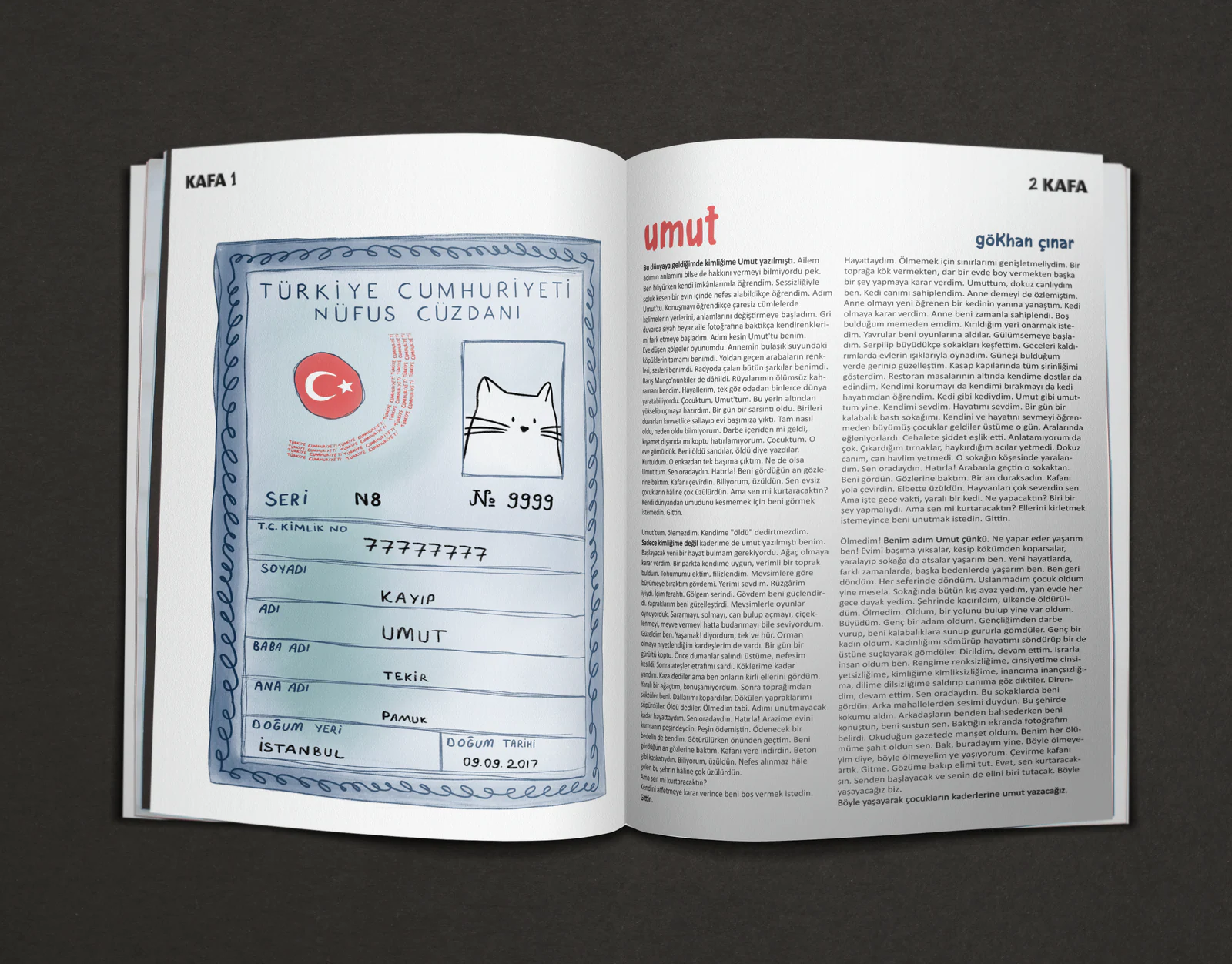 Kafa Magazine Illustration